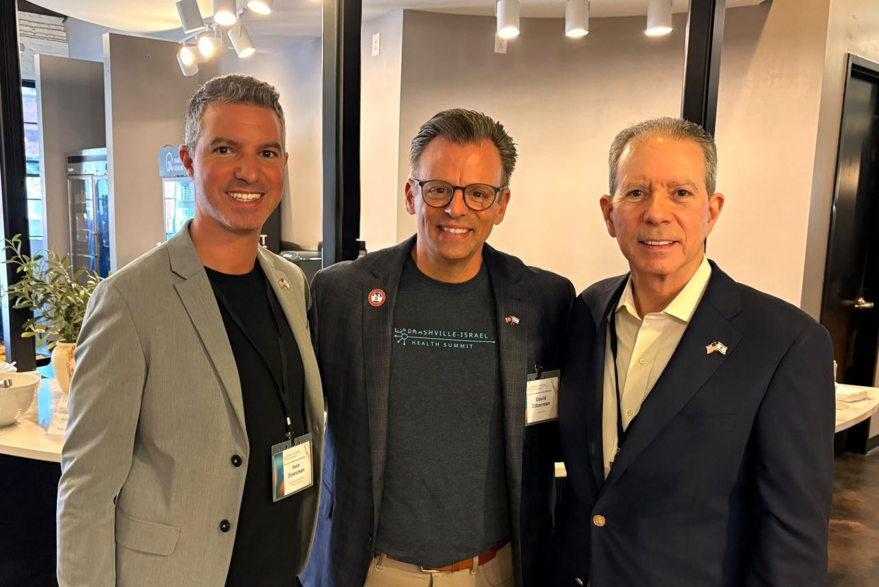 Inon Dinesman, David Zilberman and Mark Coticchia at the Summit